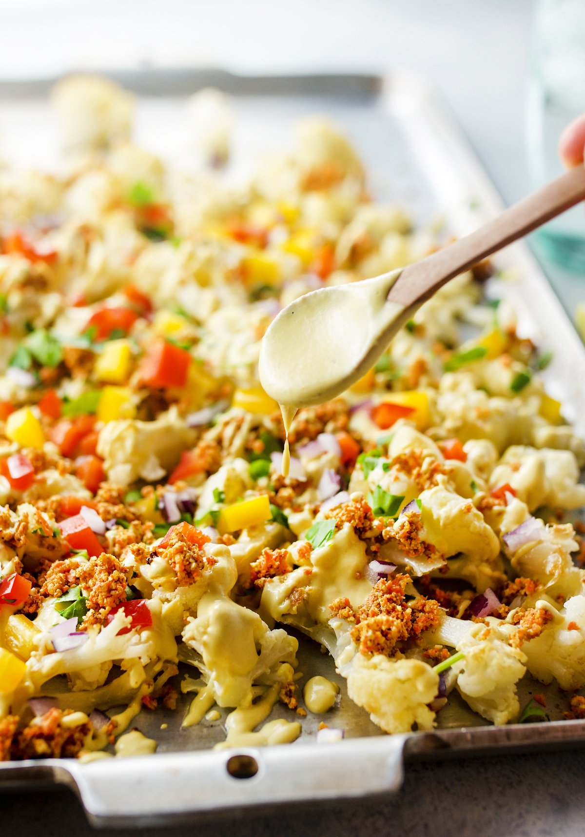 Quick & Easy Vegan Cauliflower Nachos with Walnut Taco Meat